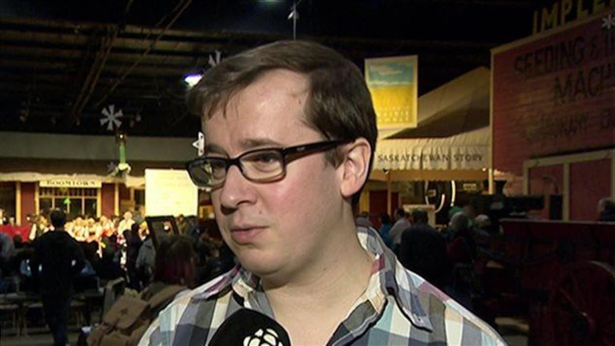 Le directeur général de la Société historique de la Saskatchewan, Alexandre Chartier.