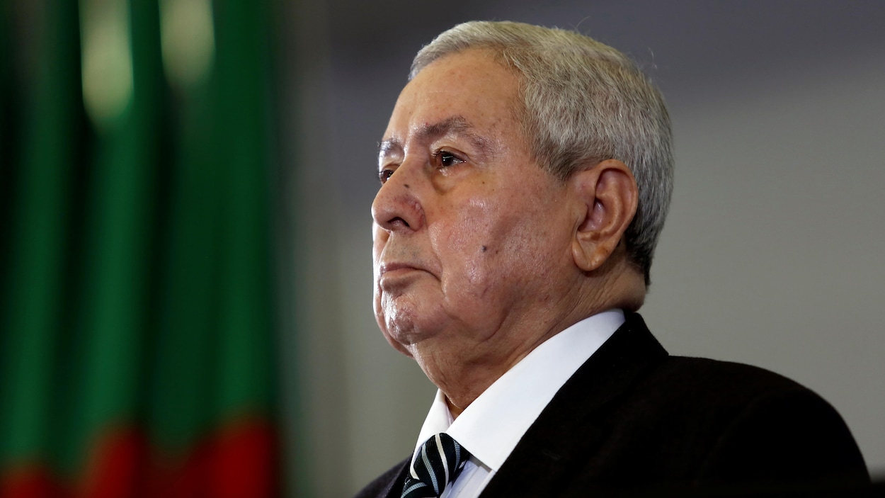 Le président algérien par intérim Abdelkader Bensalah.