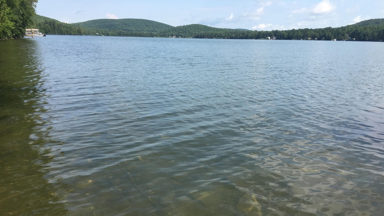 Le lac Unique, vu de la berge.