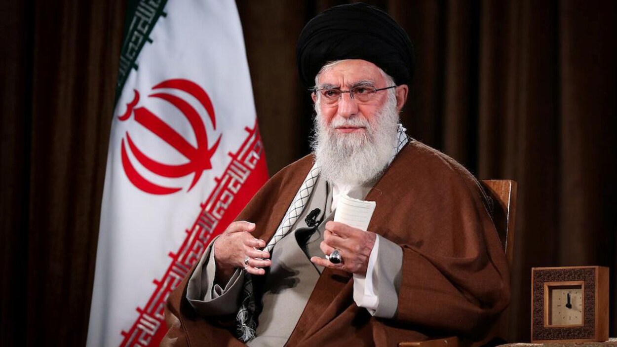 L'ayatollah Ali Khamenei, guide suprême d'Iran