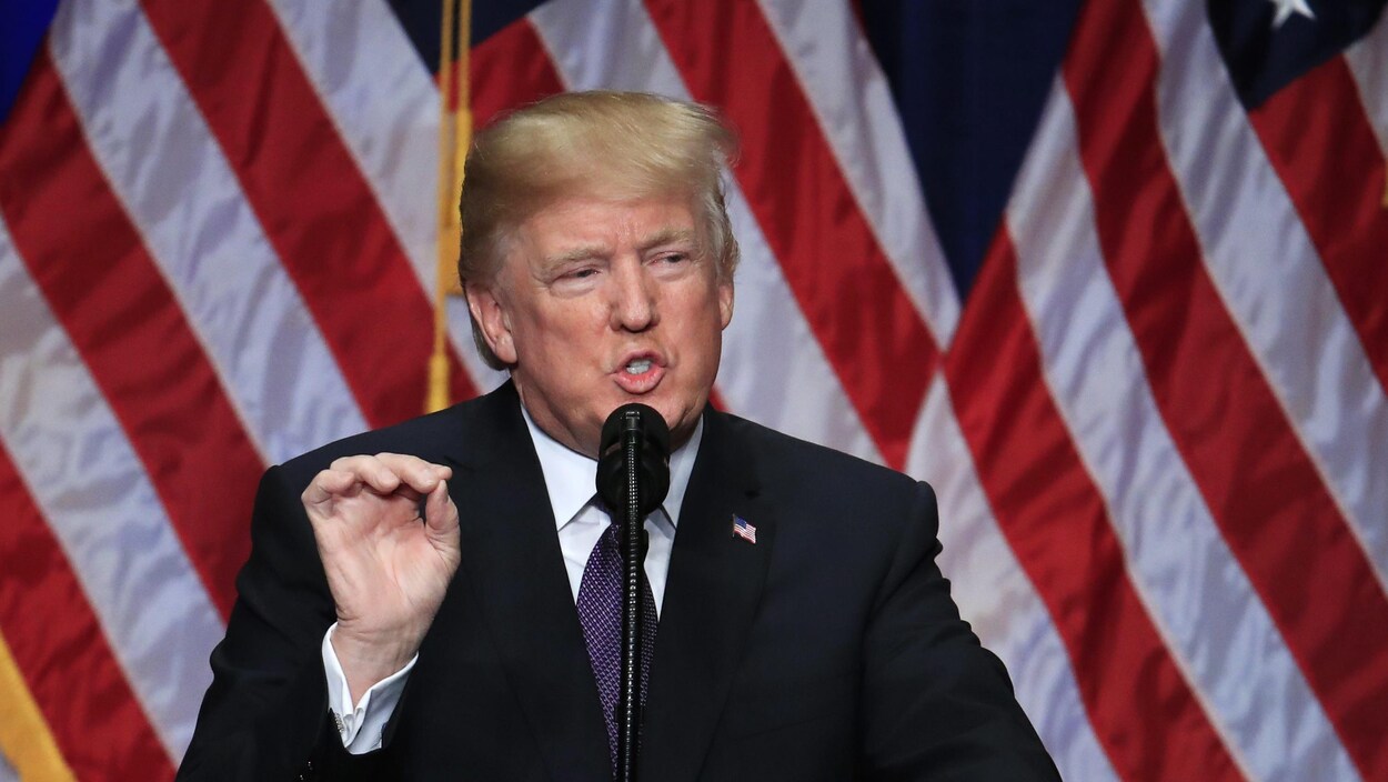 Le président américain Donald Trump explique sa nouvelle stratégie de sécurité nationale. Le président américain Donald Trump explique sa nouvelle stratégie de sécurité nationale.