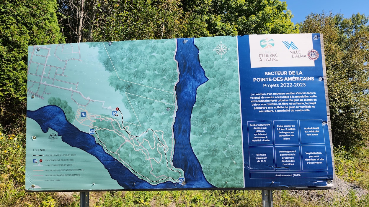 Une Almatoise veut changer le nom du parc de la Pointe-aux-Américains