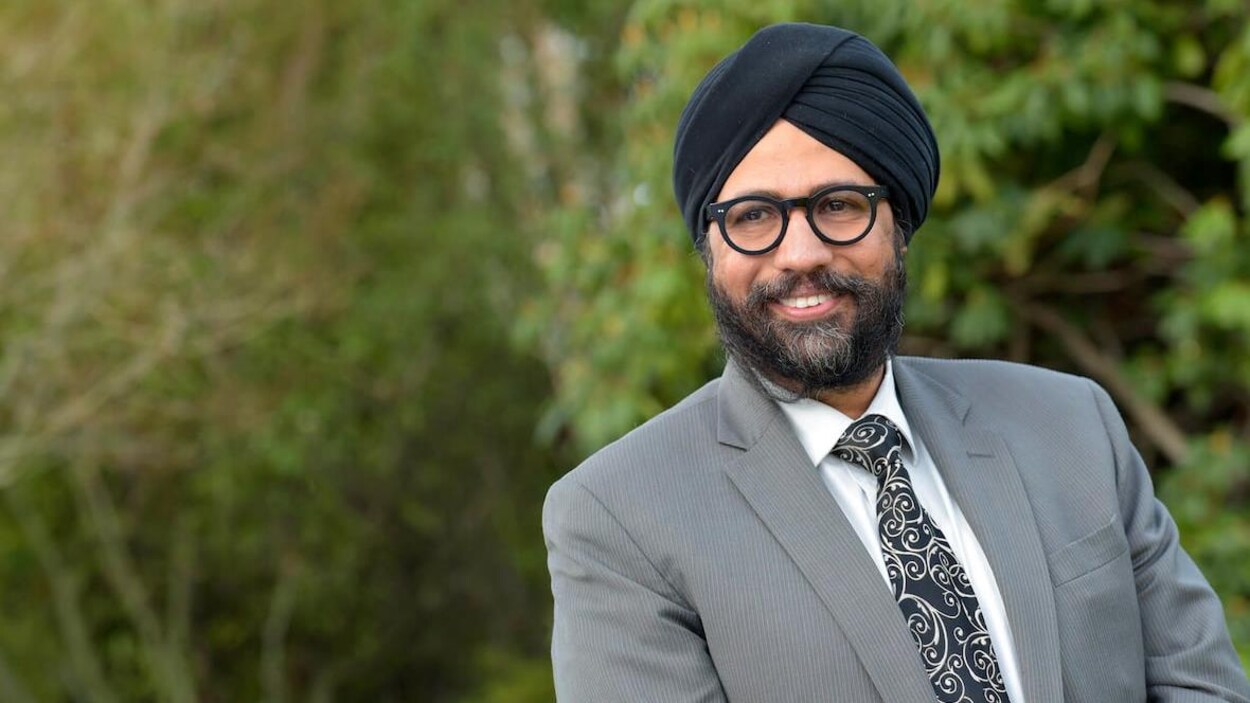 Aman Singh, souriant.