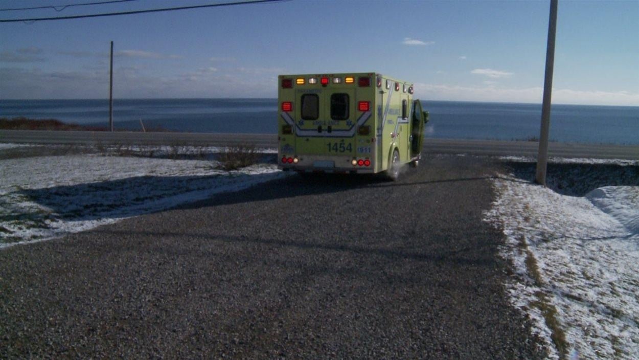 Ambulance en Gaspésie