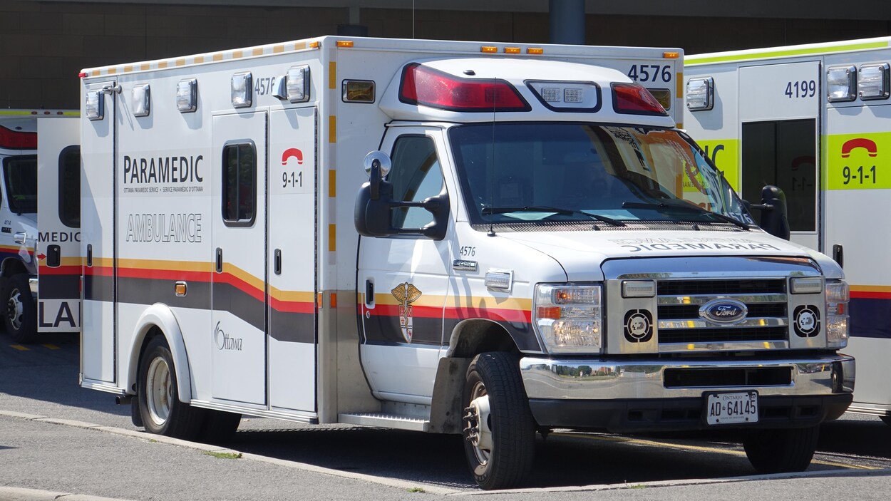 Une ambulance à Ottawa. Une ambulance à Ottawa.
