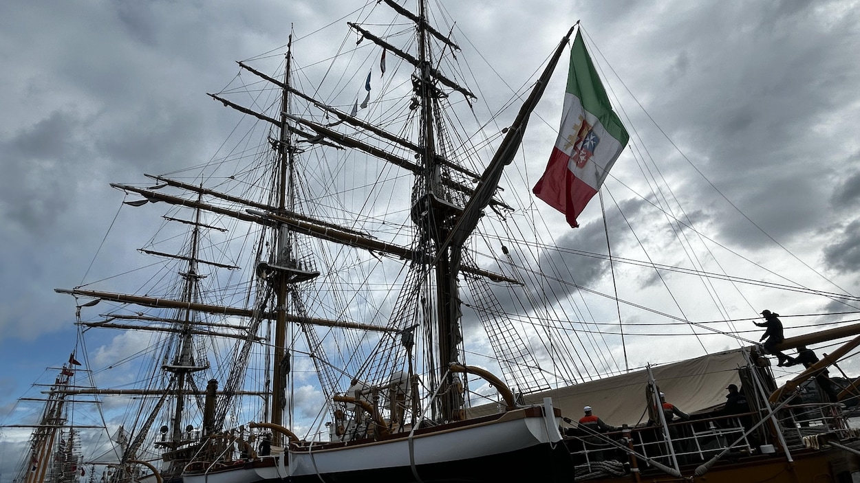 Dans les coulisses de l'Amerigo Vespucci