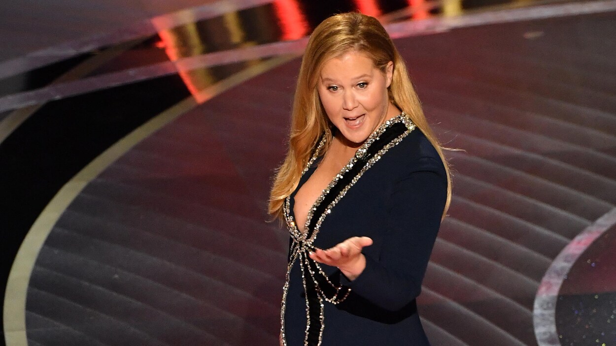 Amy Schumer et Rick Mercer au 40e Just for Laughs RadioCanada