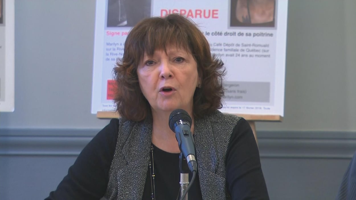 La mère de Marilyn Bergeron, Andrée Béchard La mère de Marilyn Bergeron, Andrée Béchard