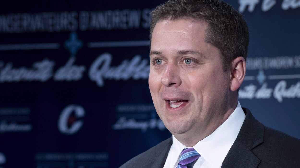 Le chef du Parti conservateur Andrew Scheer.