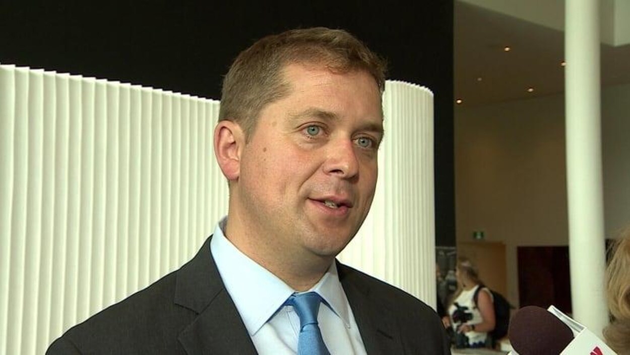 Visage d'Andrew Scheer.
