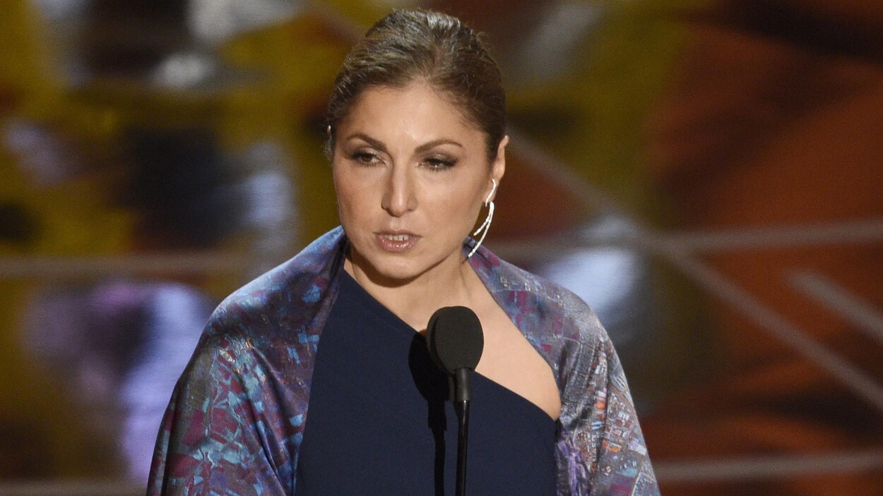 L'ingénieure irano-américaine Anousheh Ansari a lu le discours du réalisateur iranien Asghar Farhadi, gagnant de l'Oscar du meilleur film en langue étrangère.