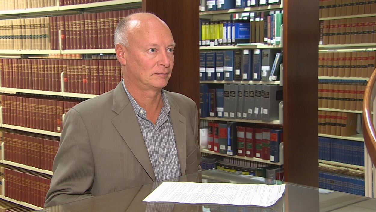 Antoine Hacault a reçu une contravention pour excès de vitesse d'un agent unilingue de la GRC.