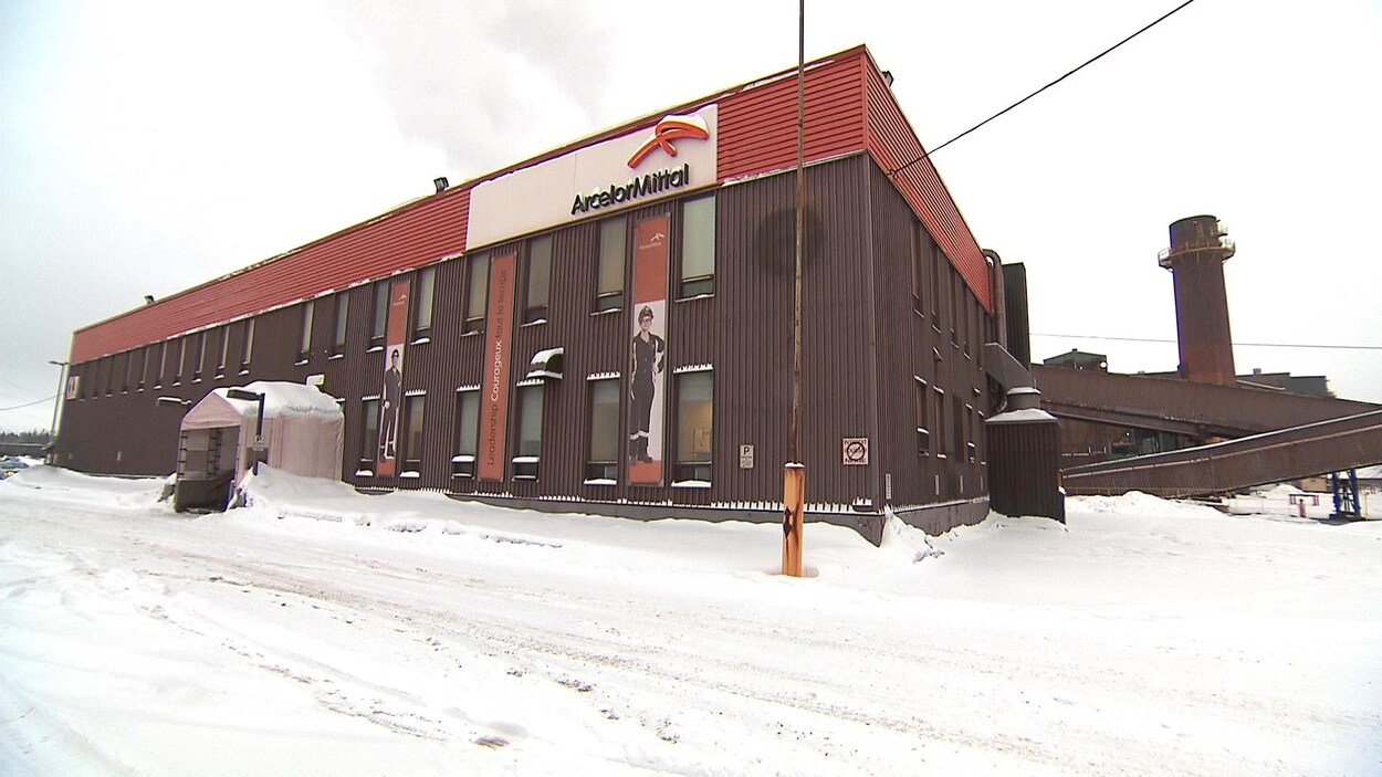 Un atelier d'ArcelorMittal à Port-Cartier.