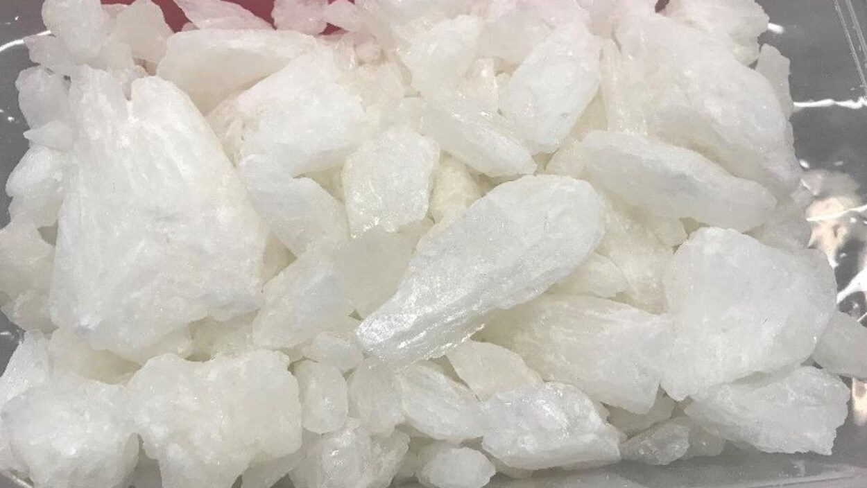 De la drogue en cristaux.