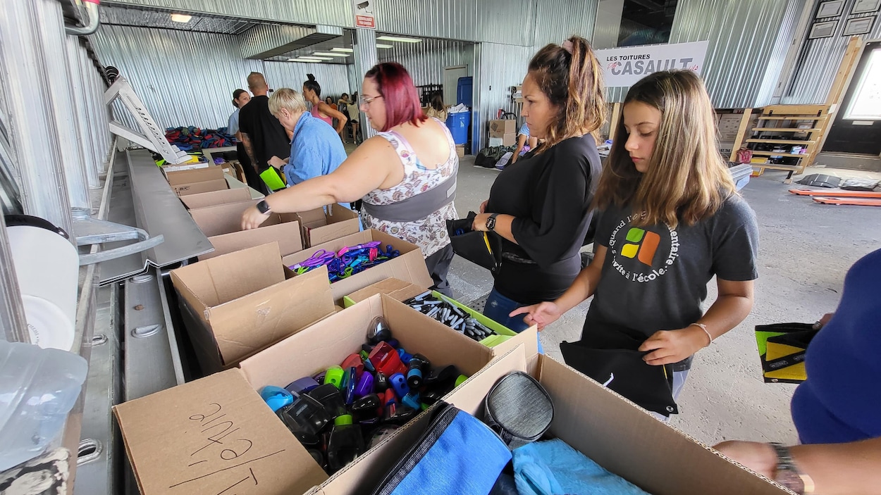 Don de 1000 sacs à dos; l’ambitieux projet d’un couple de Trois-Rivières