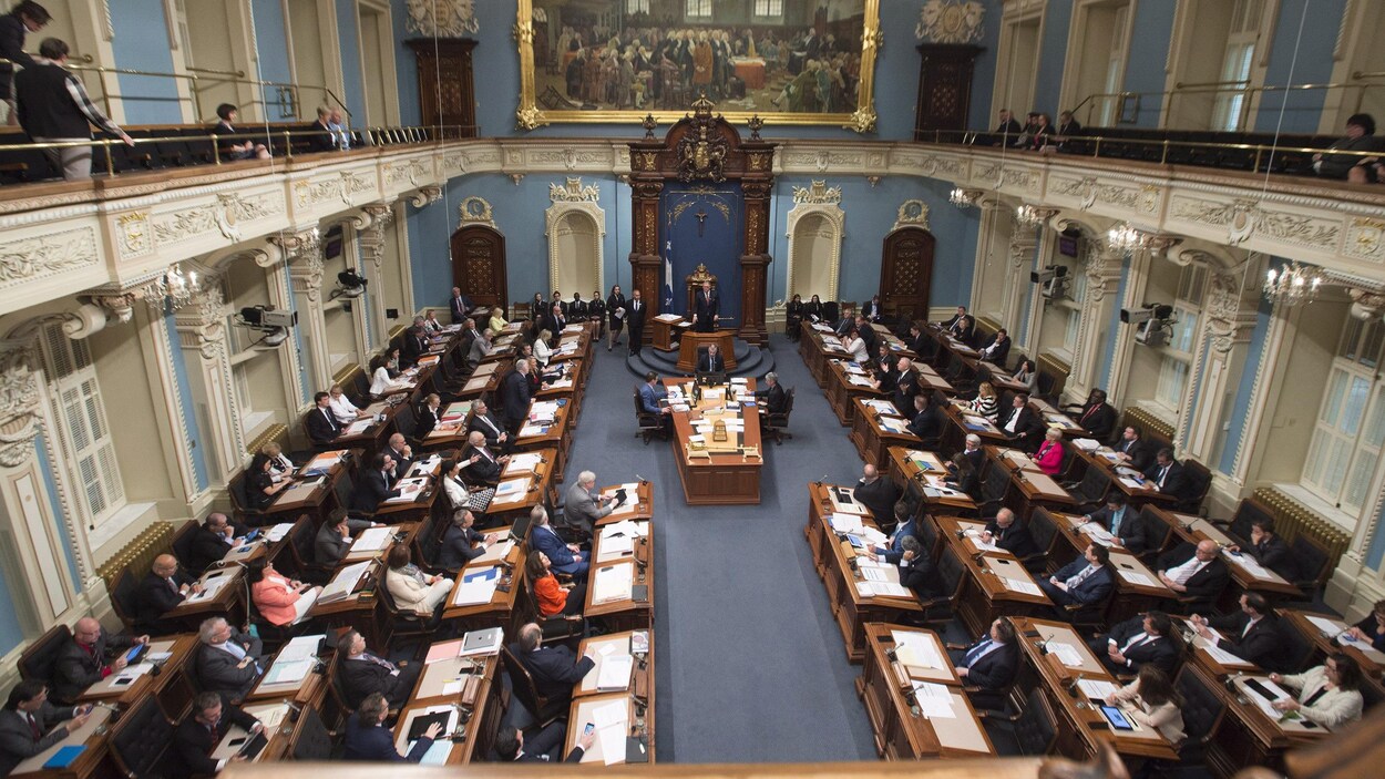 Un plan large du Salon bleu Un plan large du Salon bleu
