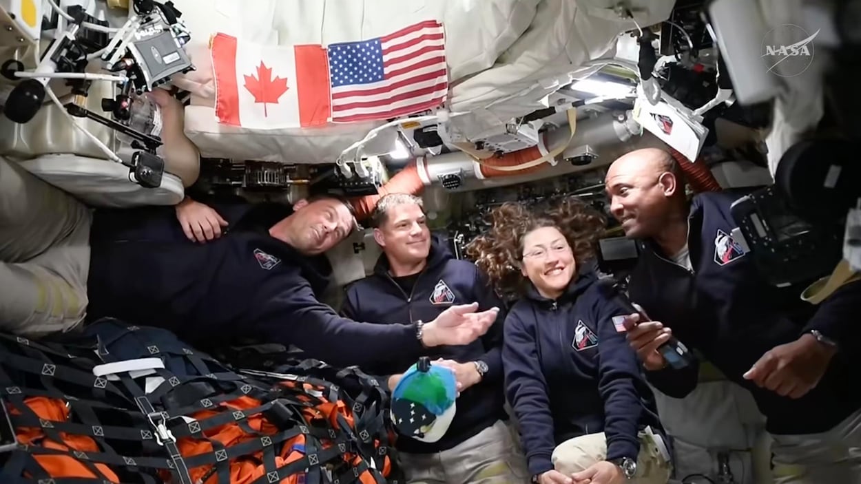 Les astronautes d’Artemis II répondent aux questions d’enfants canadiens