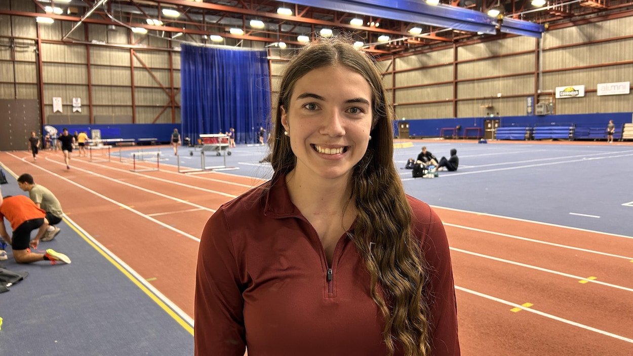 La lanceuse de poids Audrée LeBlanc bat des records à sa saison recrue