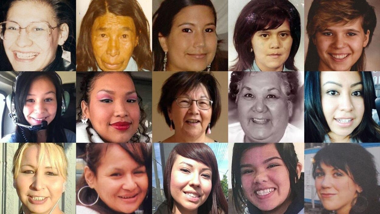 Quelques-unes des femmes autochtones assassinées ou disparues recensées par CBC Quelques-unes des femmes autochtones assassinées ou disparues recensées par CBC