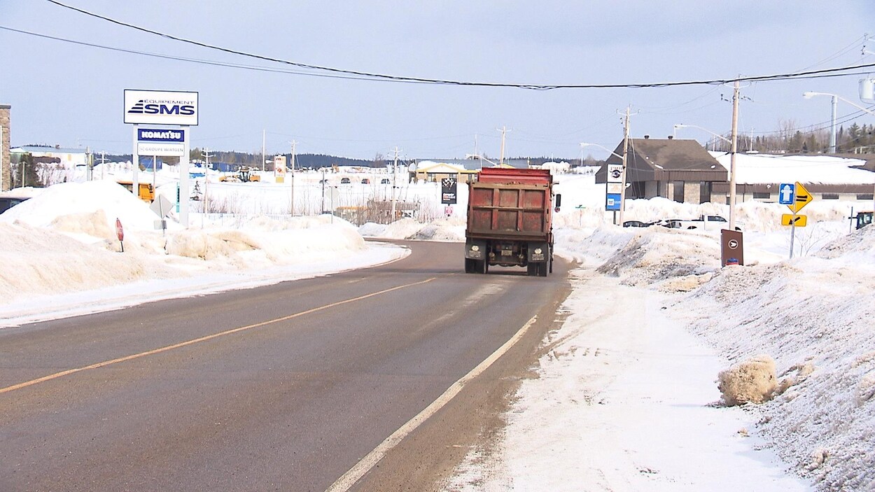 L'avenue du labrador à Baie-Comeau. L'avenue du labrador à Baie-Comeau.