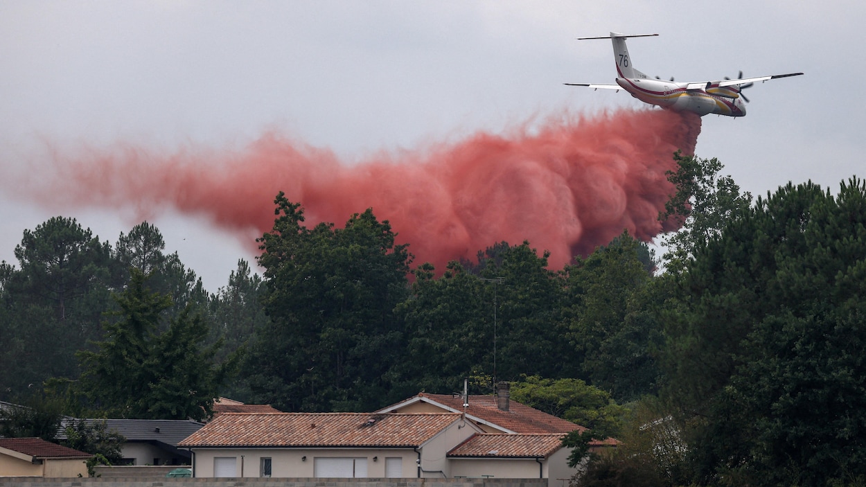 Feux de forêt près de Bordeaux : accalmie avant l’arrivée d’une vague de chaleur