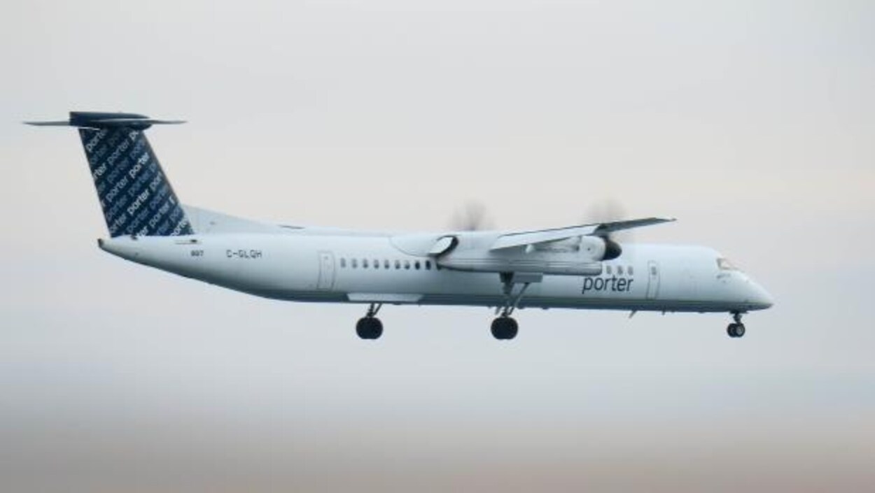 Un avion de la compagnie Porter Airlines.