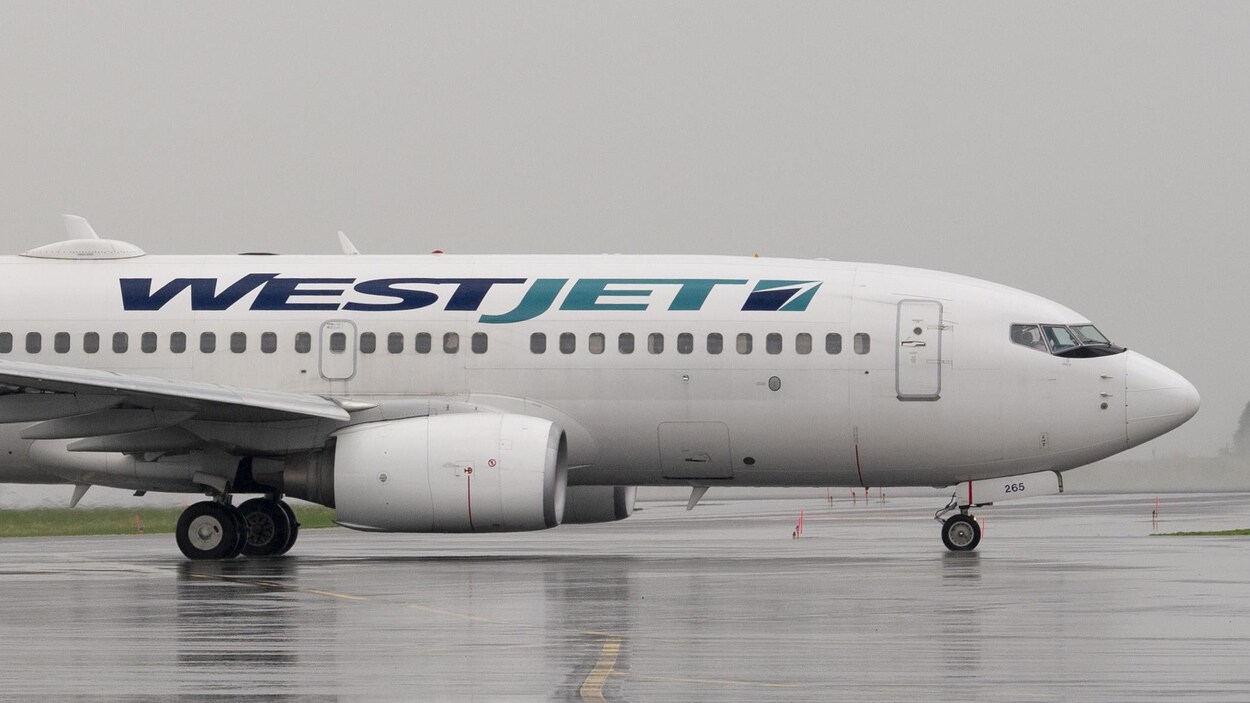 Un avion de WestJet