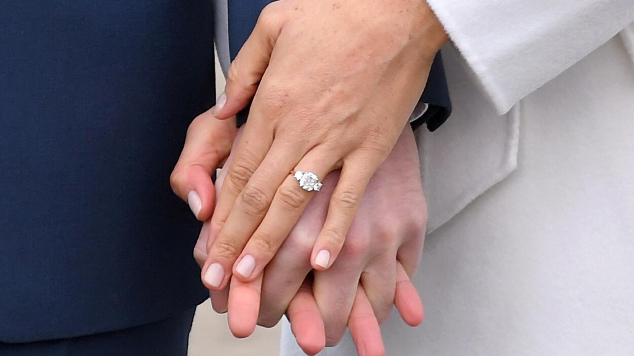 La bague que Harry a offerte à Meghan Markle.