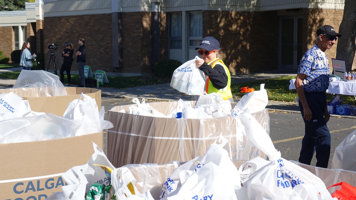 La Banque alimentaire de Calgary fait le plein de denrées