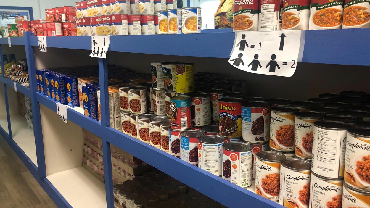 Une banque alimentaire.