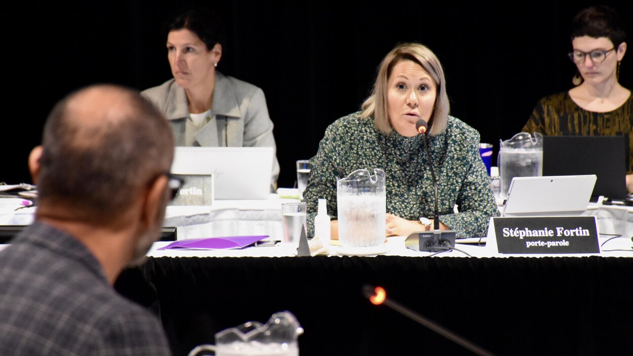 La directrice principale des Affaires publiques de GNL Québec, Stéphanie Fortin