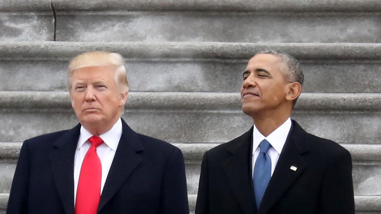 Donald Trump et Barack Obama Donald Trump et Barack Obama