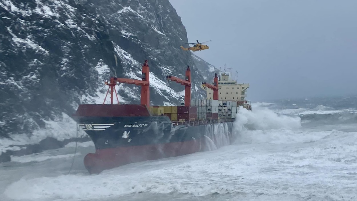 T.-N.-L. : l’épave du MSC Baltic III sera démantelée et enlevée par la route