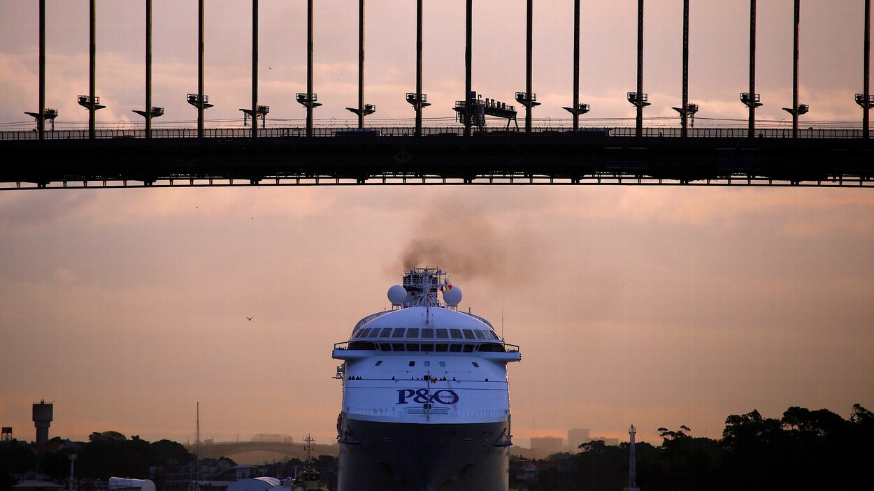 Un bateau de croisière de l'entreprise P & O