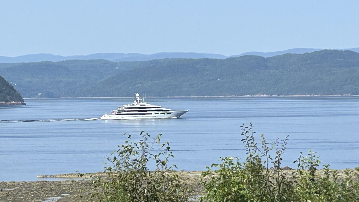 De plus en plus de gros yachts privés prévus à La Baie | Radio-Canada