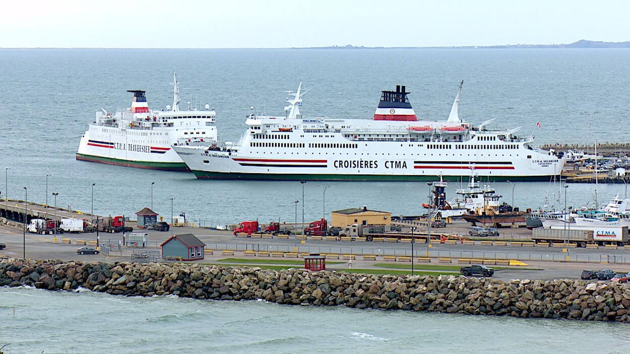 Deux navires à quai.