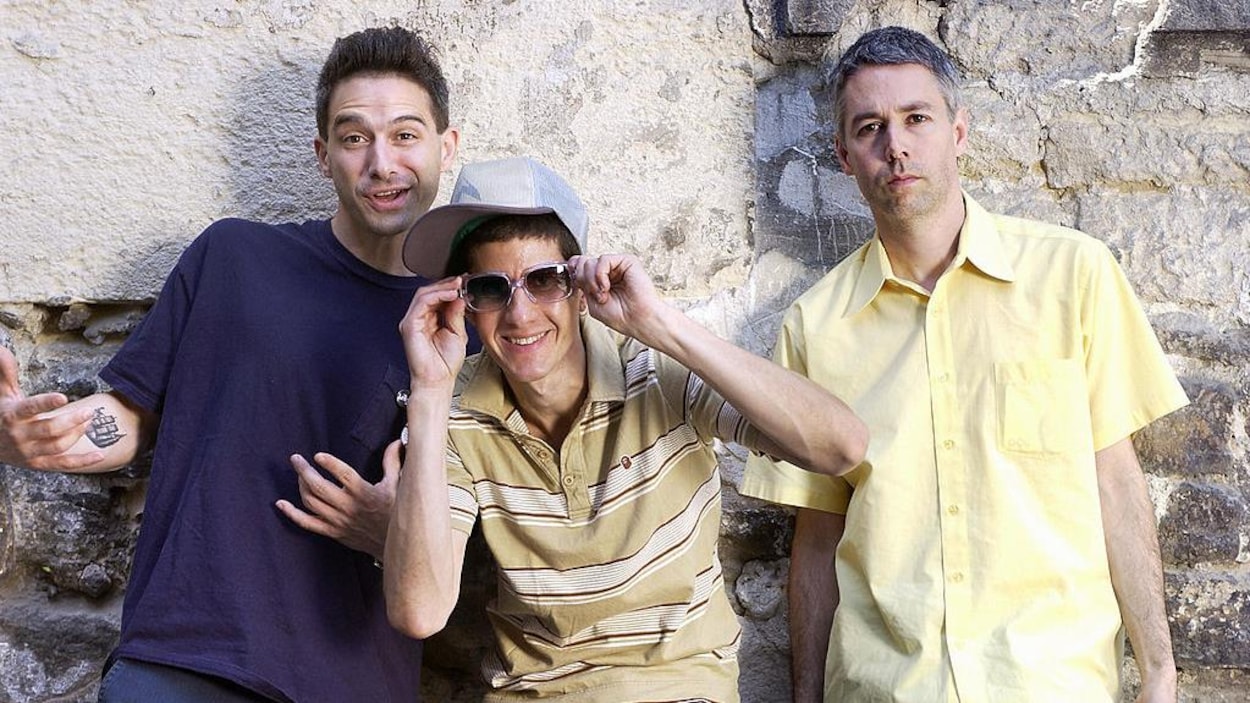 Portrait des trois membres du groupe