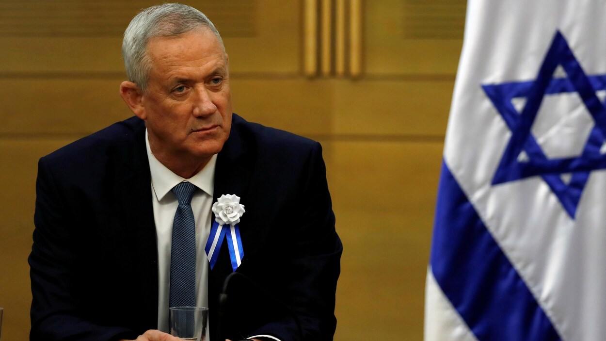 Benny Gantz, chef du parti Bleu-Blanc en Israël.