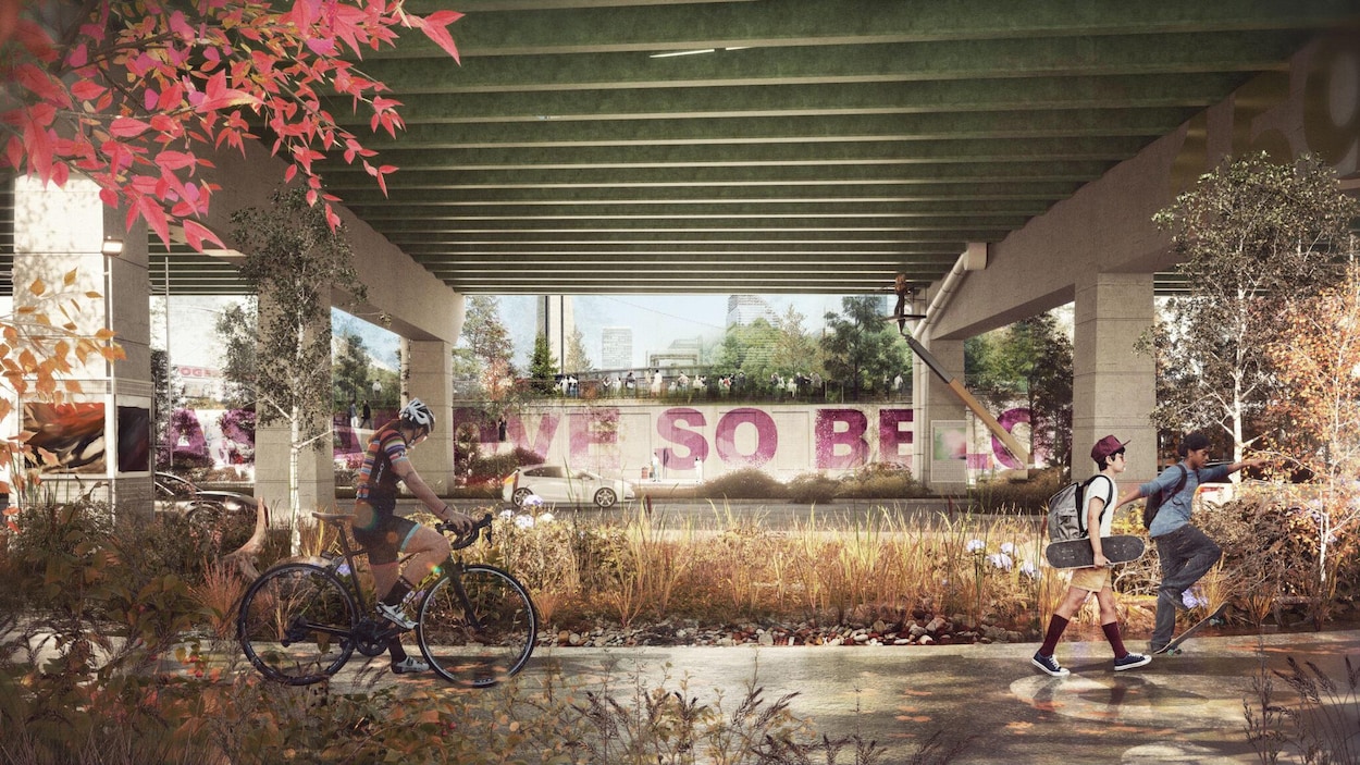 Un sentier multifonctionnel de 7 kilomètres sous la Gardiner à l’étude