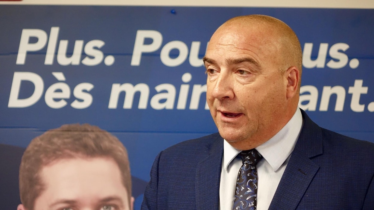 Le candidat conservateur Bernard Généreux