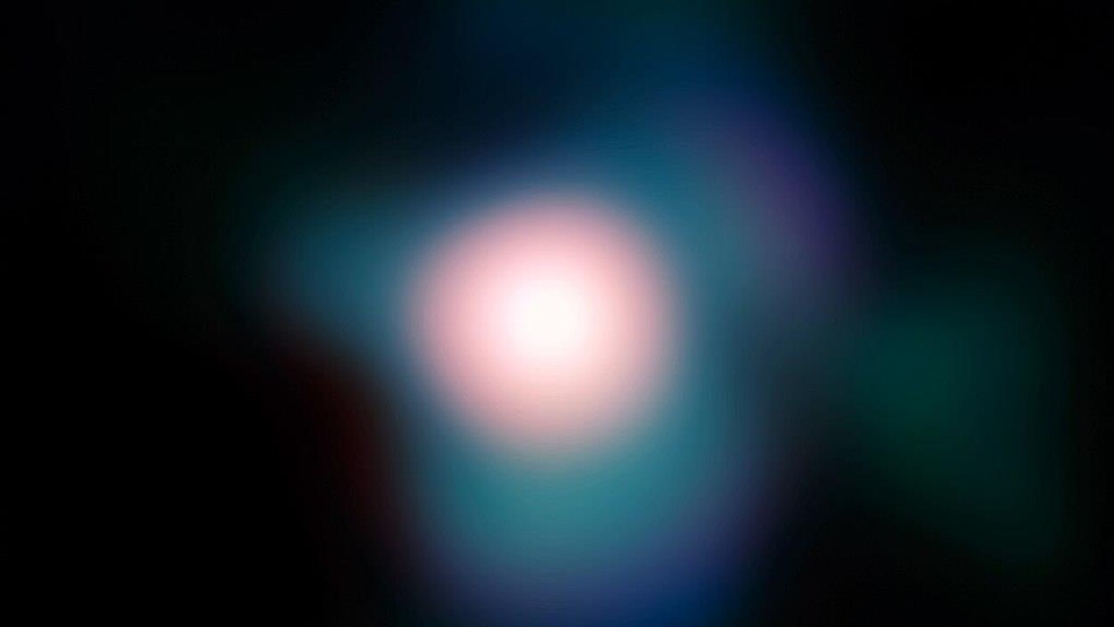 Un cercle brillant.