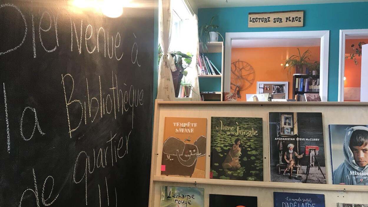 La nouvelle bibliothèque communautaire du quartier Jardins-Fleuris. La nouvelle bibliothèque communautaire du quartier Jardins-Fleuris.