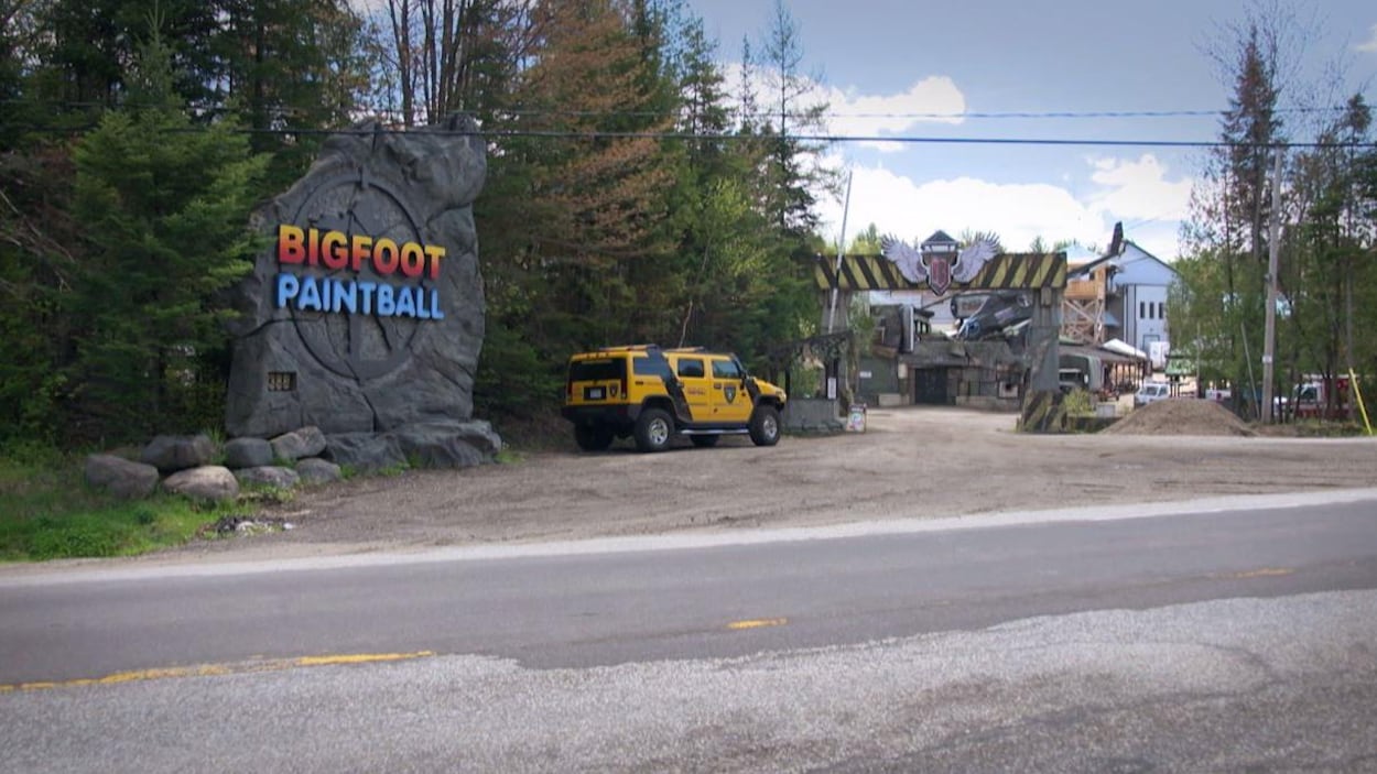 L'entrée du centre récréatif