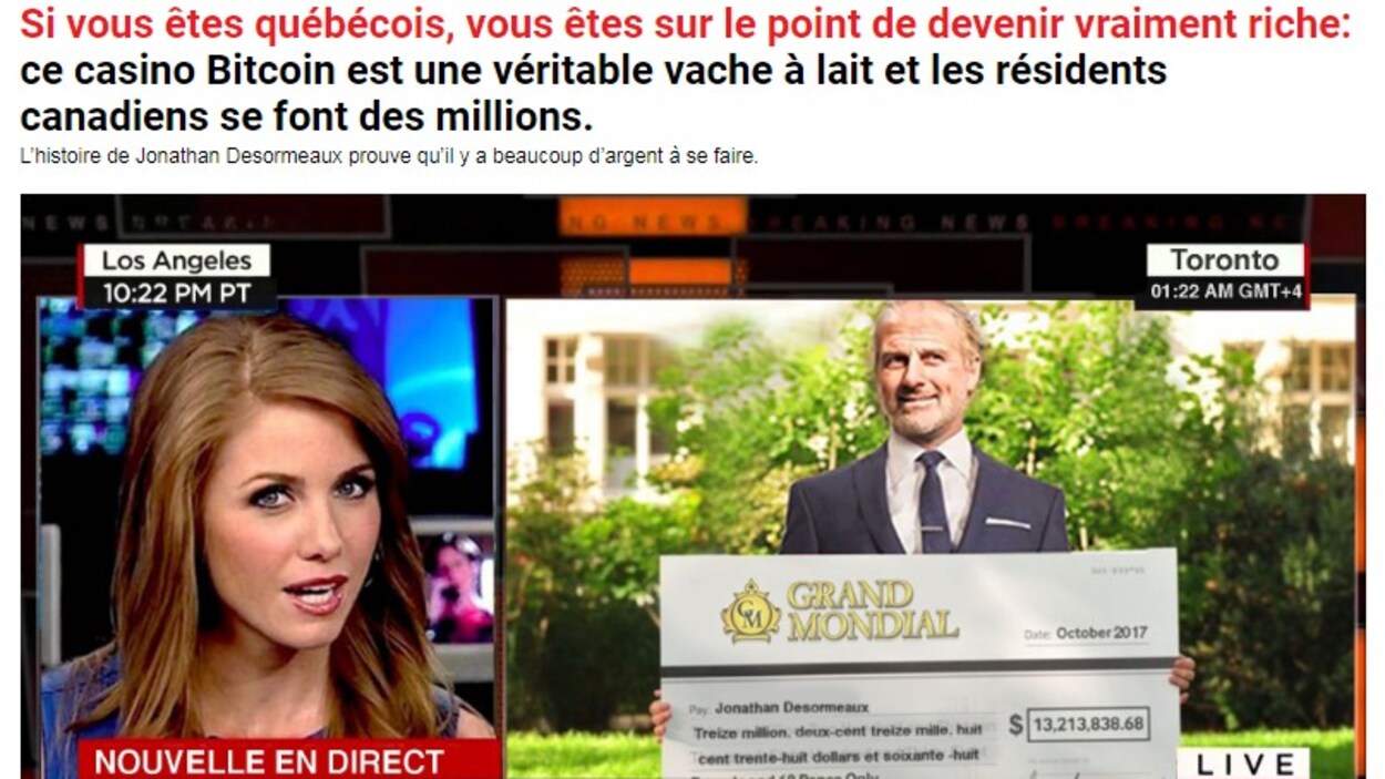 Casinos en ligne : promettre des bitcoins pour piéger les joueurs |  Radio-Canada