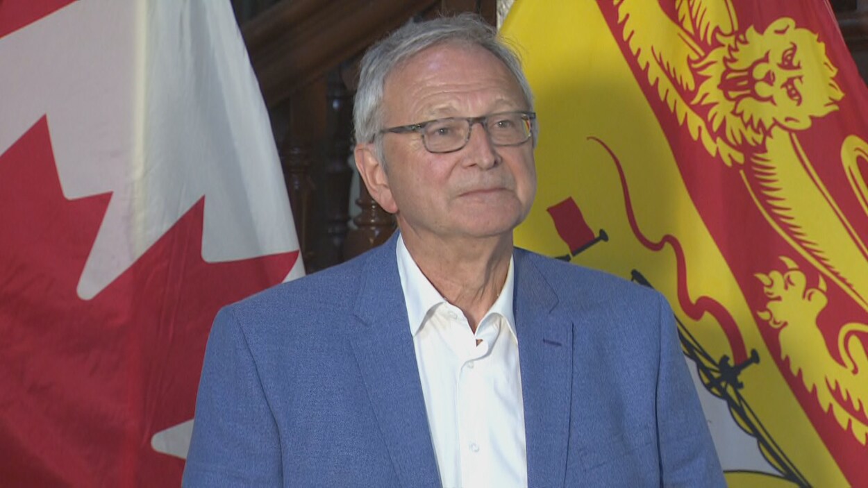 Le premier ministre du Nouveau-Brunswick Blaine Higgs, le 21 juillet 2020.