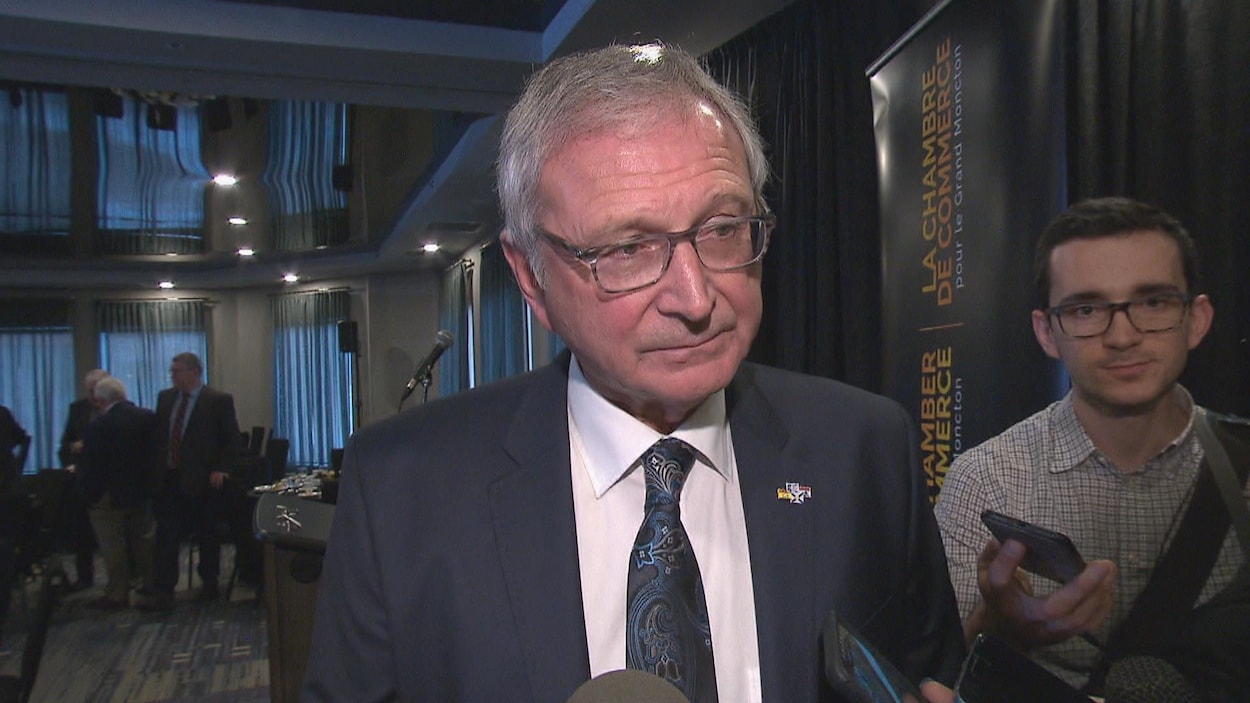 Blaine Higgs, premier ministre du Nouveau-Brunswick, en entrevue.