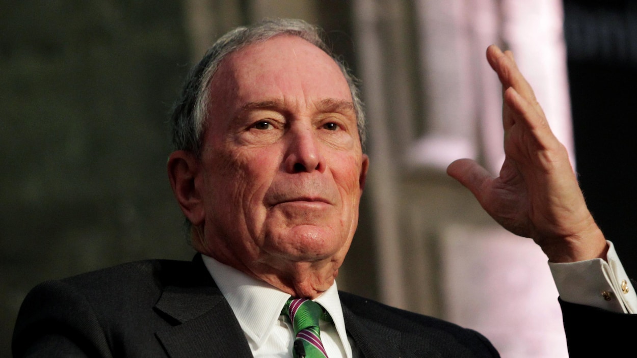 L'ex-maire de New York, Michael Bloomberg en décembre 2016 au Mexique