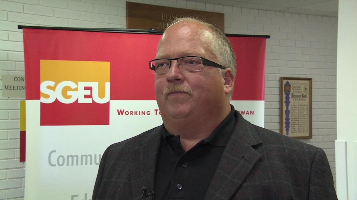 Le président du Syndicat des employés du gouvernement de la Saskatchewan, Bob Bymoen