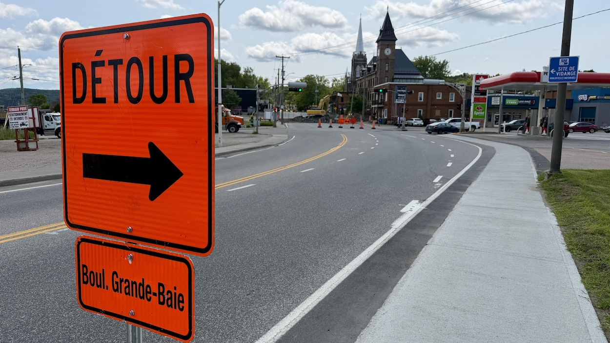 Un détour à prévoir sur le boulevard de la Grande-Baie Sud à La Baie