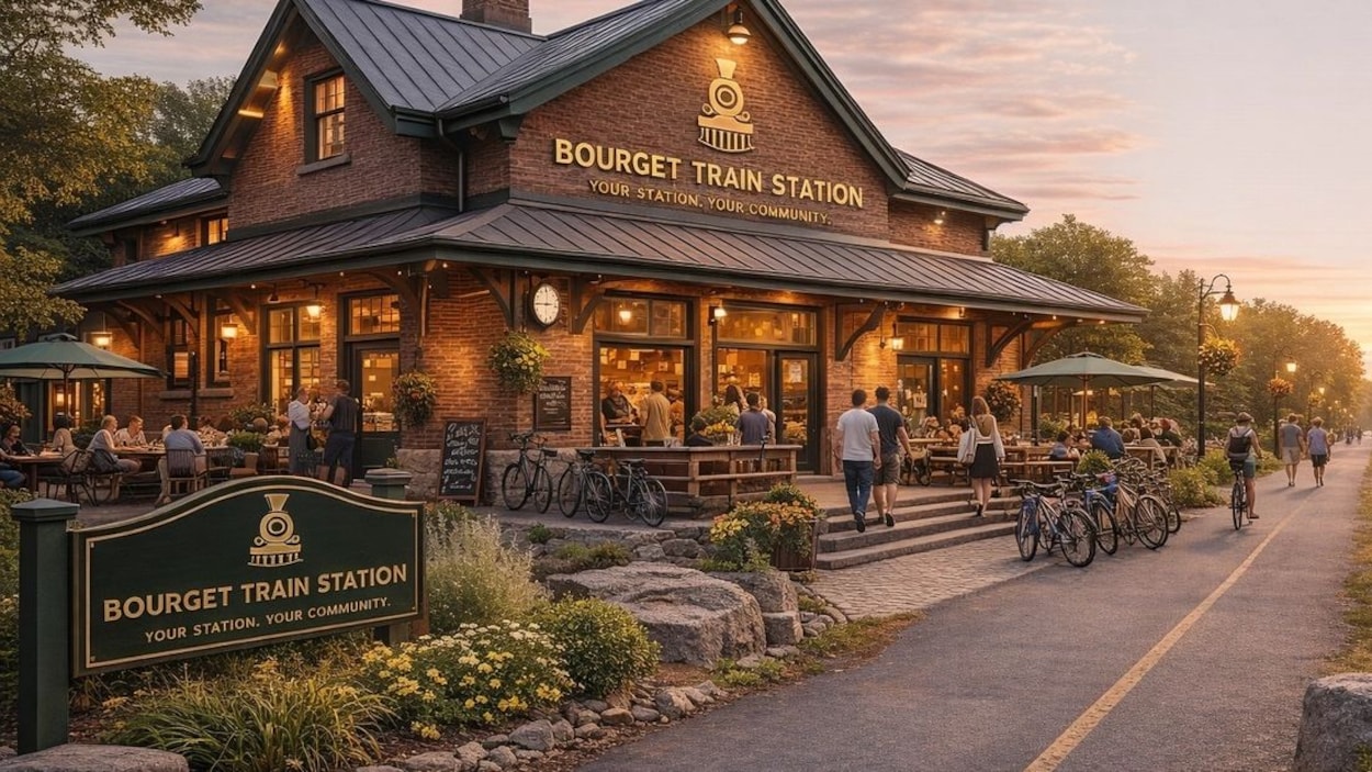Est ontarien : une nouvelle vie pour la gare du village de Bourget